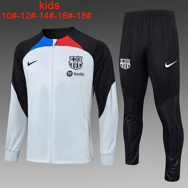 Kinder Trainingsanzug Barcelona 2024 Grau